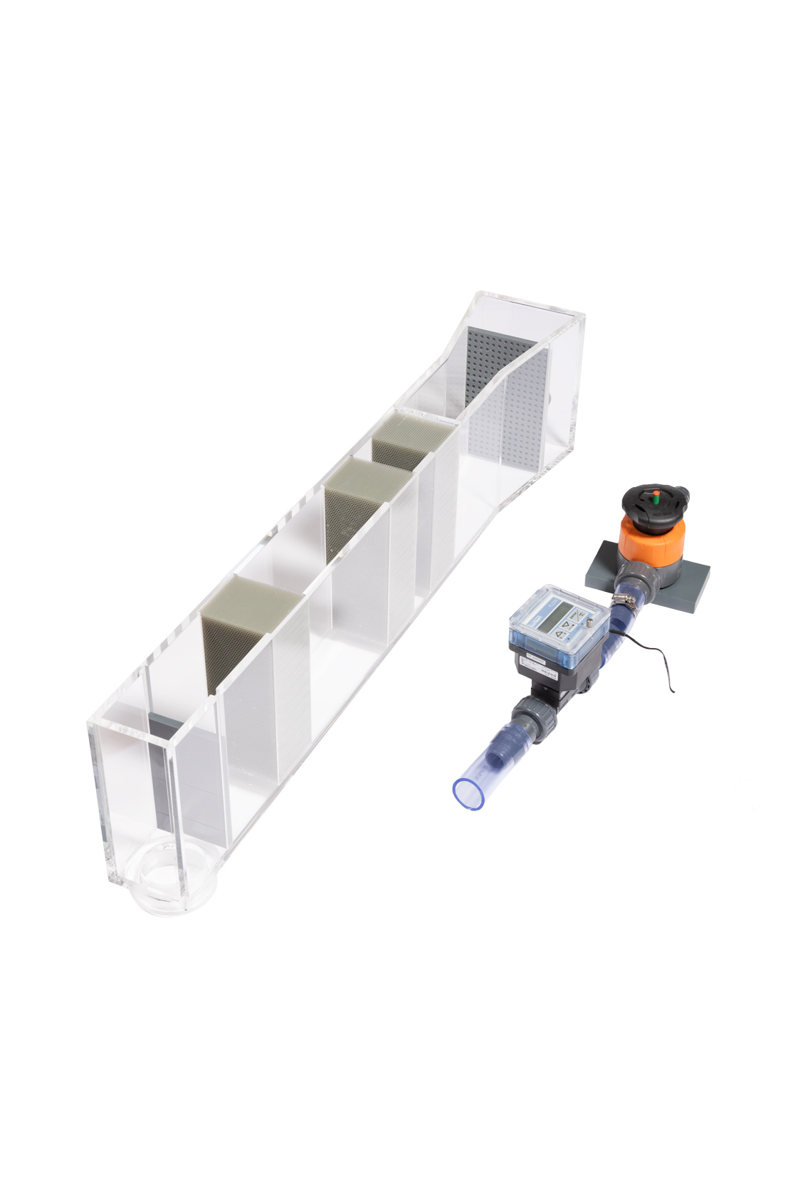 Open Flume With Pump