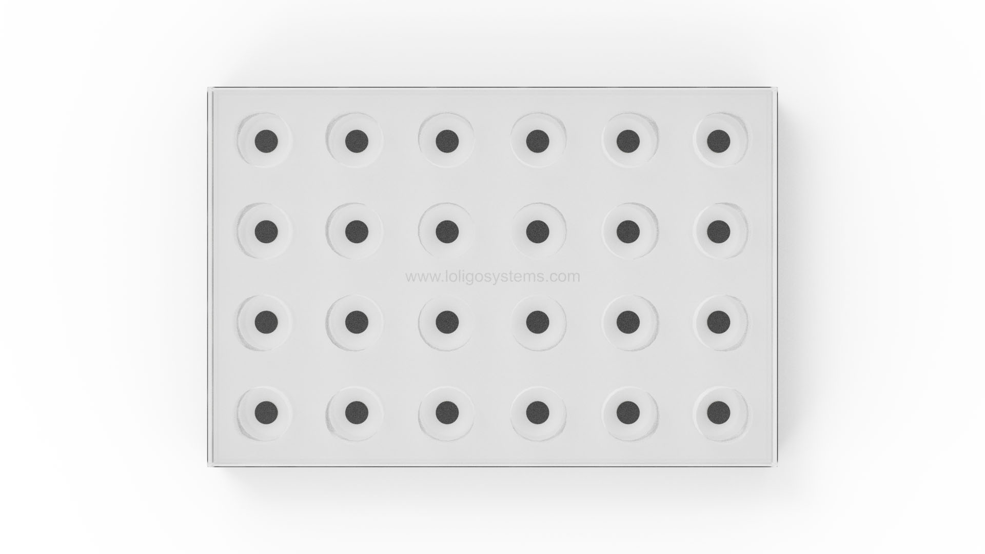 GLASS PLATE 1700 SPOTS TOP
